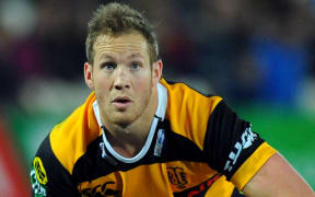 Marty McKenzie playing for Taranaki, 2014.