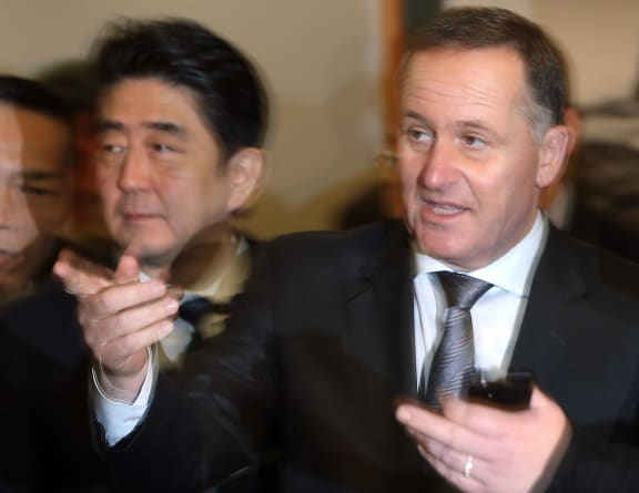 John Key had been accused of going easy on Japan over whaling.