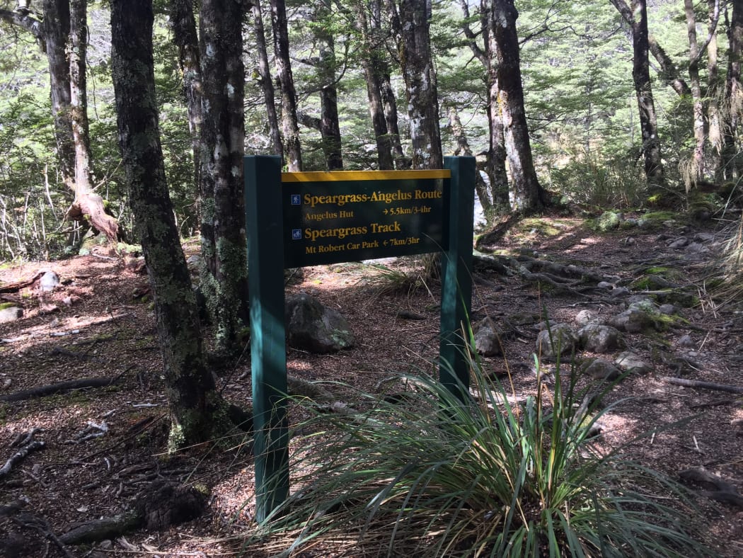 The Speargrass Track route to Angelus Hut in the Nelson Lakes.