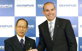 Micheal Woodford and Tsuyoshi Kikukawa