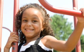 Child on playground