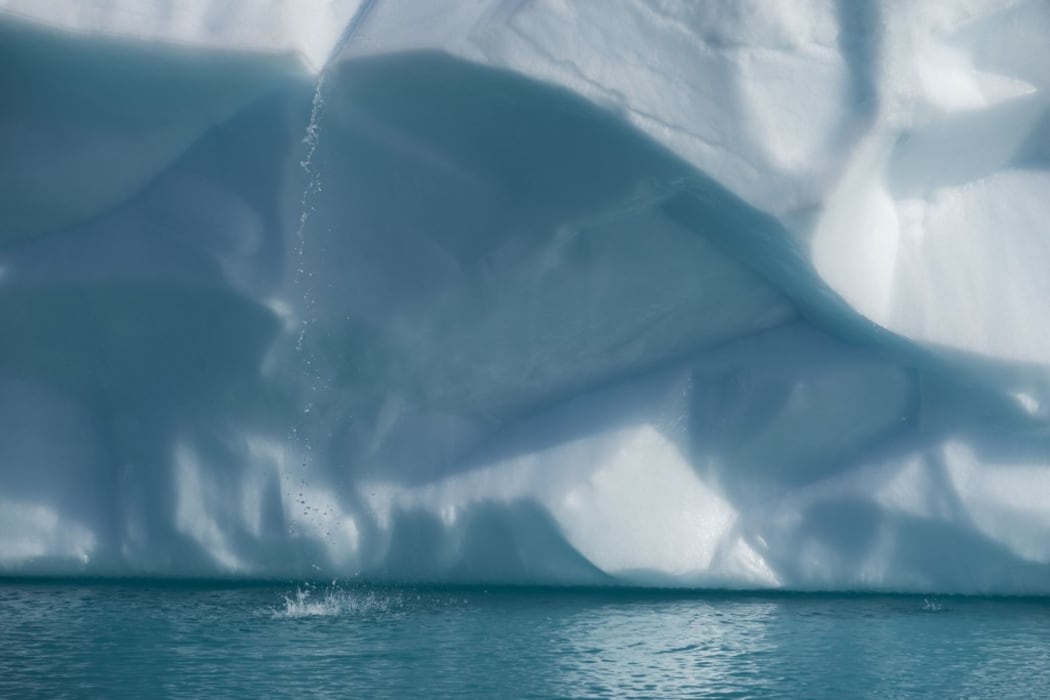 Greenland, Sermersooq, Sermilik Fjord, melting ice