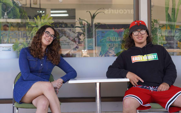 Mac Wynne (left) and Manawa Harrison.