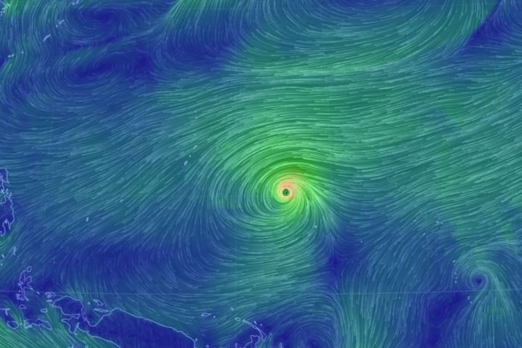 Typhoon Dolphin is heading towards Guam.
