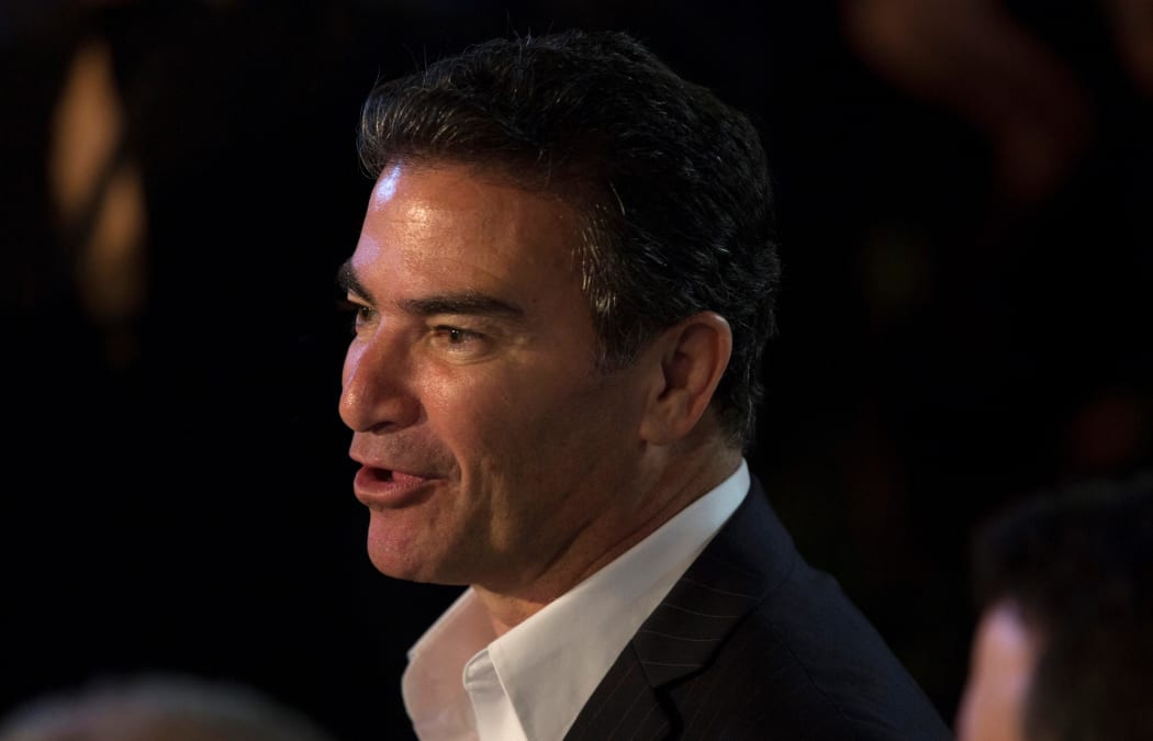 Yossi Cohen, the head of the Israeli Mossad attends a Fourth of July Independence Day celebration  in Herzilya Pituah on July 3, 2017.