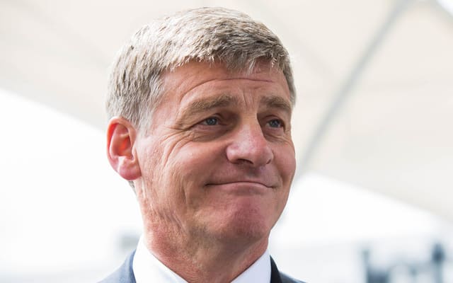 Bill English talking to media after announcing he will not attend Waitangi