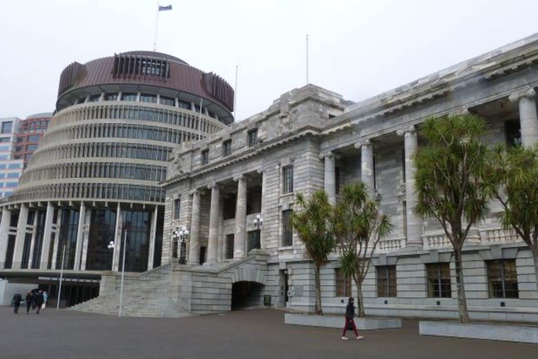 The outside of Parliament