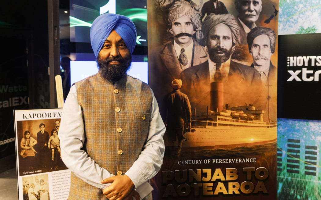 Co-producer Parminder Singh of the documentary "Punjab to Aotearoa".