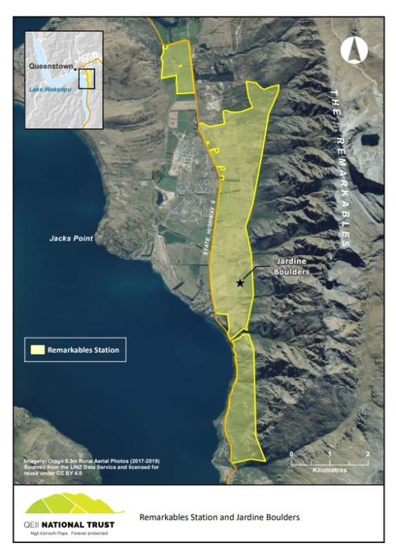 Remarkables Station map