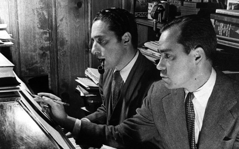 Harold Arlen (L) and Johnny Mercer