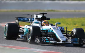 Mercedes F1 car.