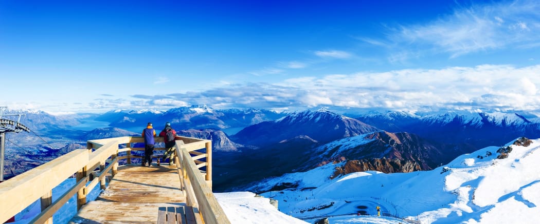 Coronet Peak ski area.