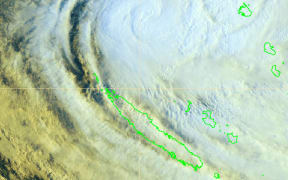 Cyclone Hola near the Loyalty Islands