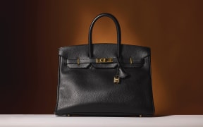 Hermes Ardennes Black Birki up for auction via Webb's