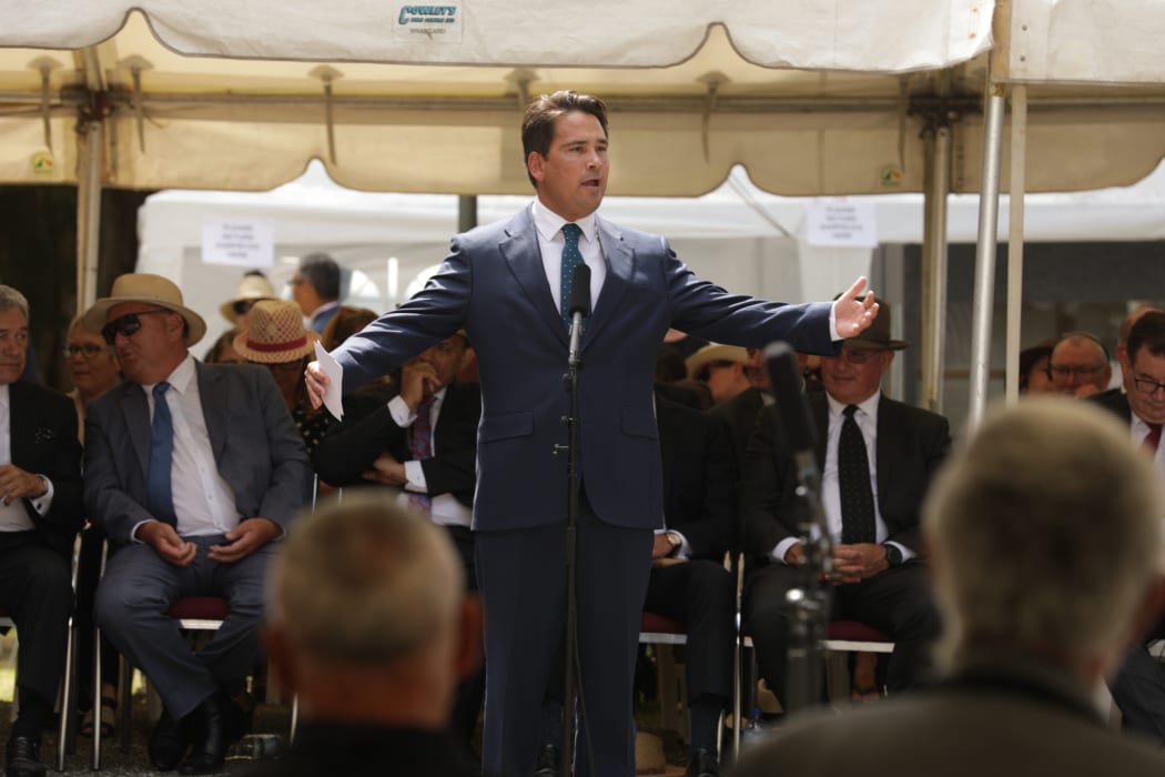 Simon Bridges at Waitangi 4 February