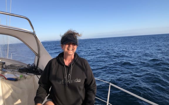 New Zealand nurse Rachel Fraher caught a ride on a yacht to return from Australia.