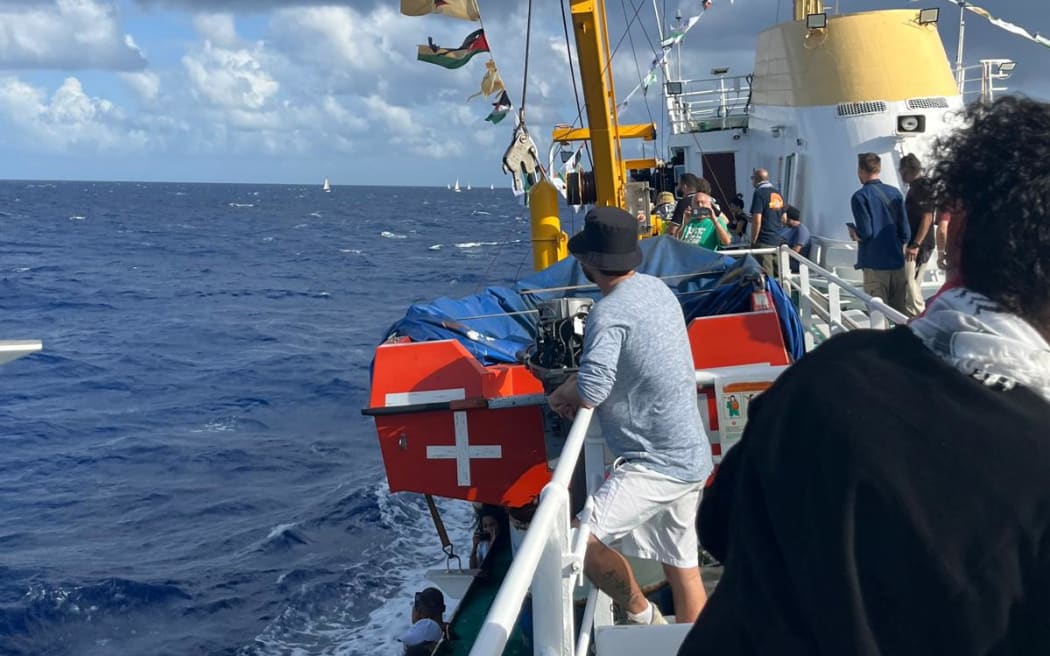 On board the 'Conscience'