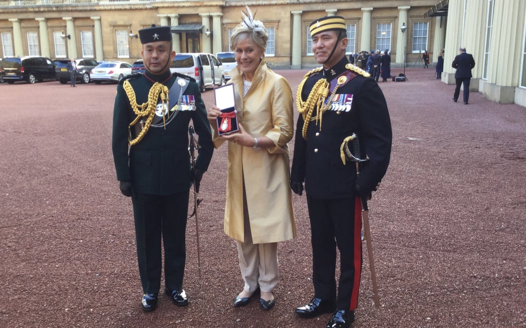 Dame Kiri after being appointed a member of the Order of the Companions of Honour, 2018