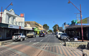 The main street of Ōpōtiki.