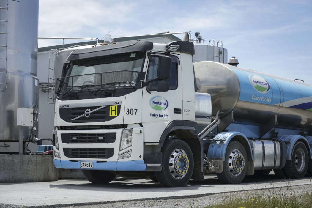 Fonterra milk truck