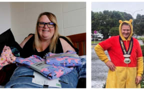 Rochelle Steer (Left); Phil Nixon, South Taranaki Mayor (Right)