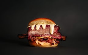 The Wellington on a Plate winning burger