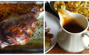 Roast Lamb with Orange & Thyme
