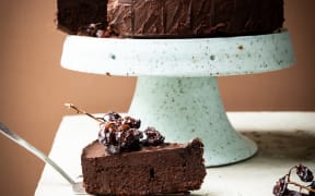 Darkest Chocolate Caribbean Rum n' Raisin Torte