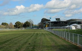 The view down the main straight at Awapuni.