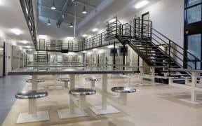 A cell block at Auckland South Corrections Facility.