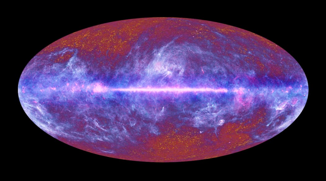 A map of relic radiation from the Big Bang - the oldest light in the universe.