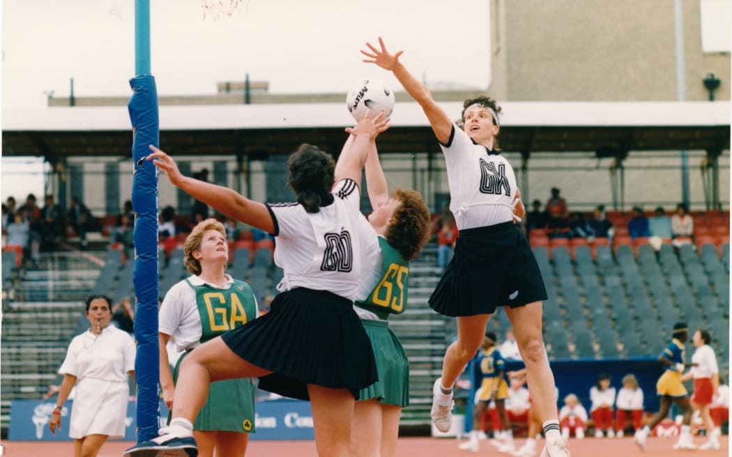 The Silver Ferns in the 1980s.