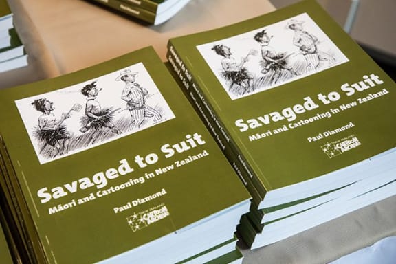 Savaged to Suit: Māori and Cartooning in New Zealand, by Paul Diamond.