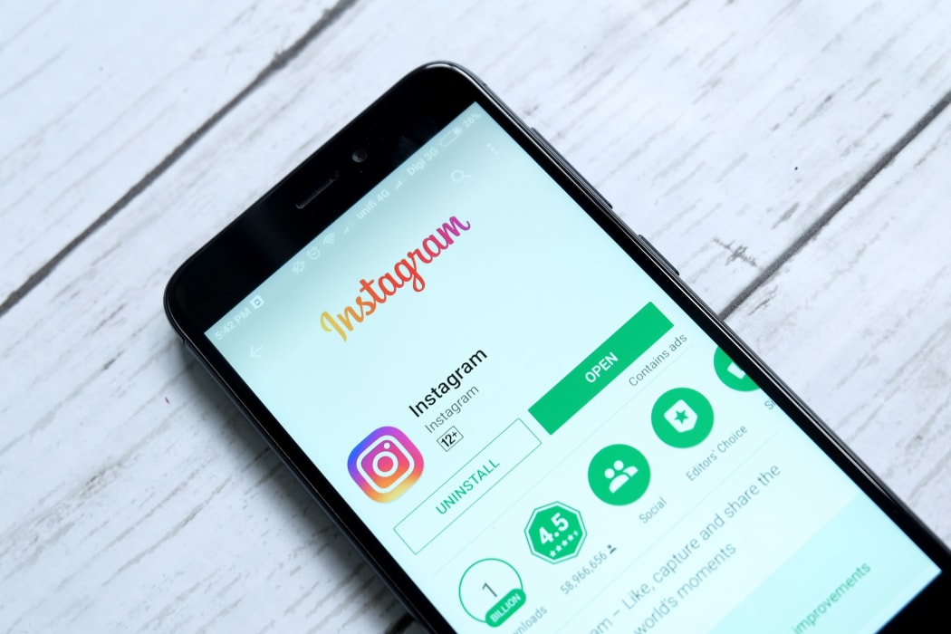 Instagram app on Android Play Store