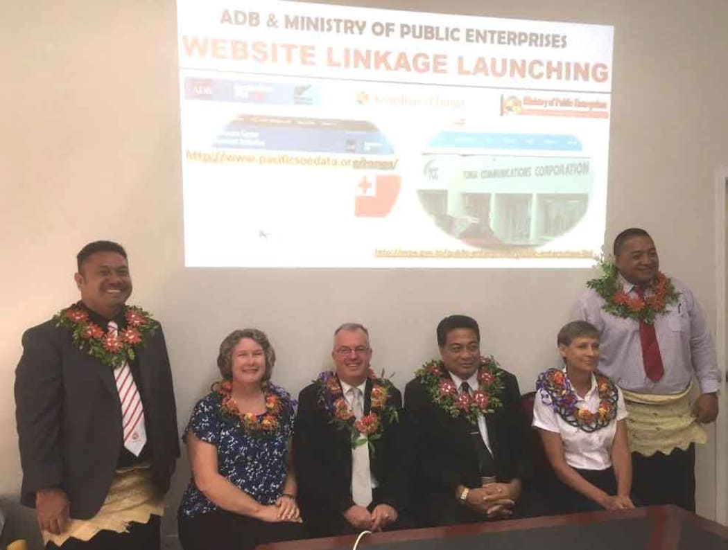 Launch of Tonga’s updated MPE website.