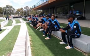 Charles Amini Junior and Norman Vanua (right) spent a week with the Adelaide Strikers.
