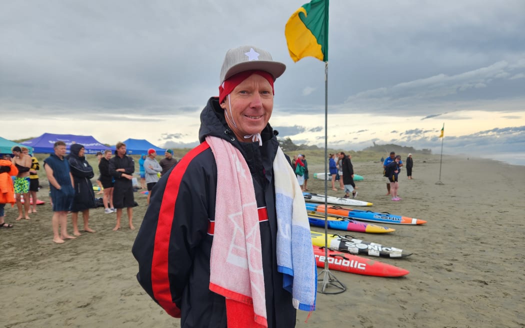 Surf Life Saving's chief operations manager Chris Emmett at the national surf life saving championships at New Brighton Beach, Christchurch on 9 March, 2023.
