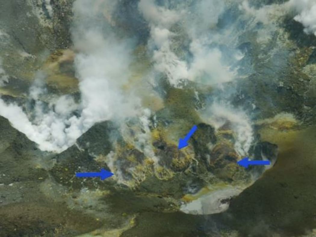 Visual observations show lava is now visible in the vents created by the 9 December eruption.