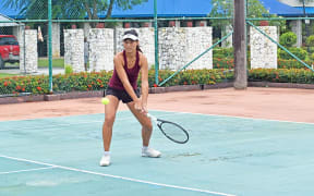 CNMI tennis player Carol Lee.