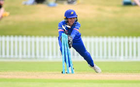 Otago Sparks' Polly Inglis during a Super Smash T20 match, 2024.