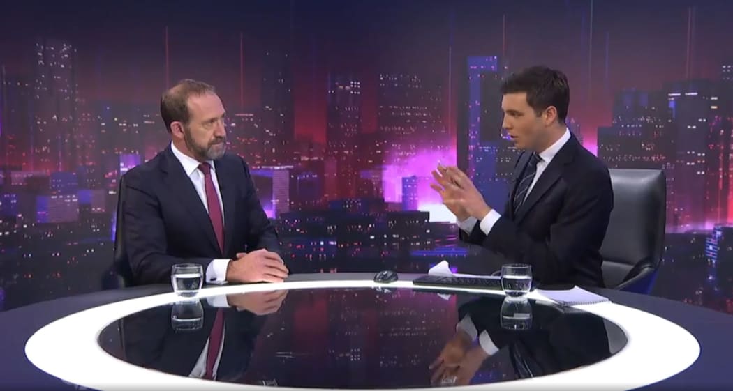 Justice minister Andrew Little quizzed by TVNZ's Jack Tame on Q+A.