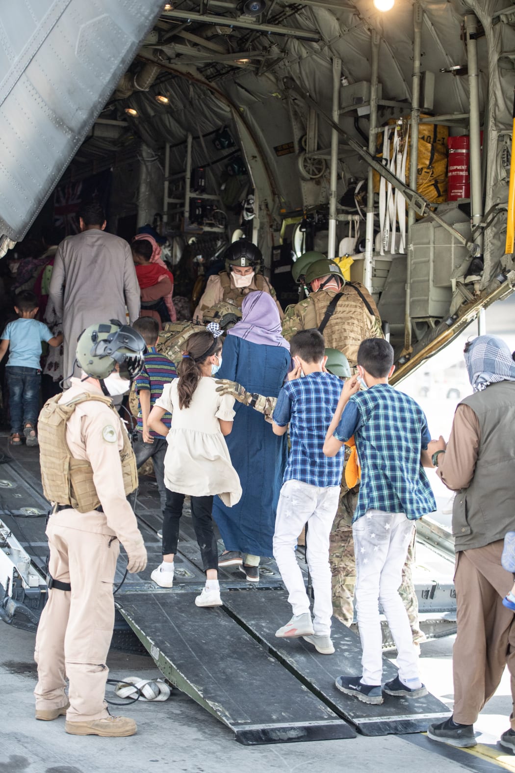 An RNZAF C130 landed in Kabul Afghanistan today and safely evacuated a number of New Zealanders and Australians.