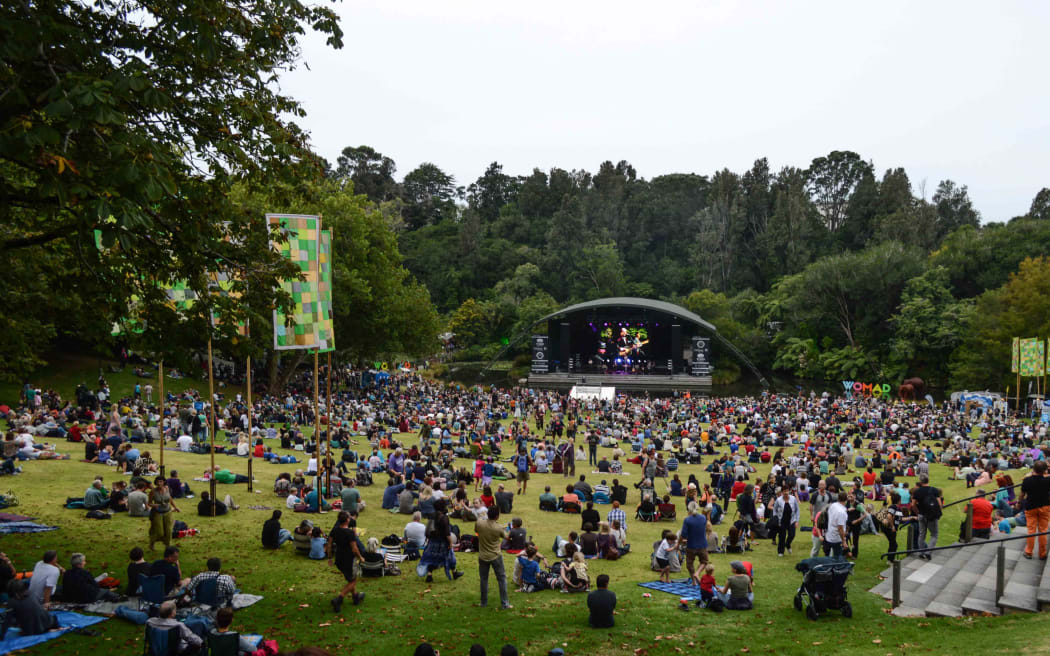 The WOMAD festival in New Plymouth.