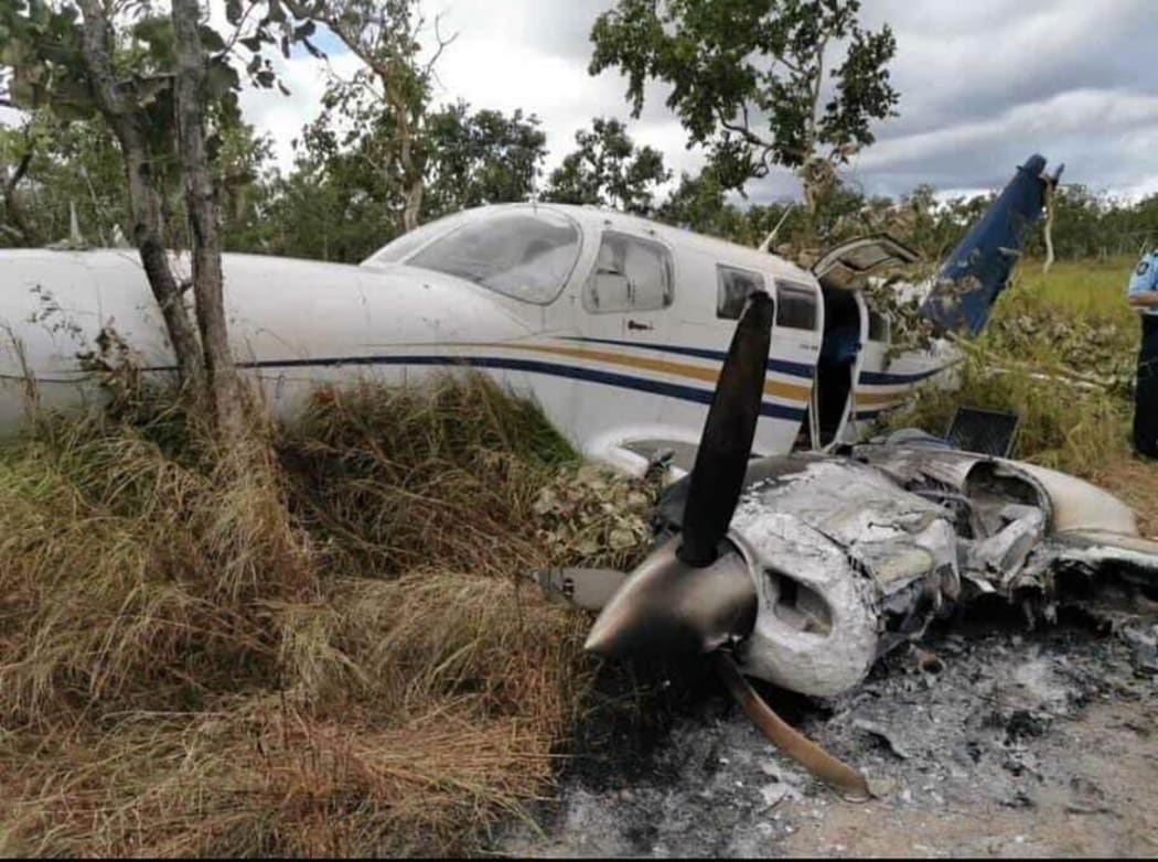 Details are still sketchy but PNG authorities are investigating the crash of this Cessna 402C near Port Moresby over the weekend.