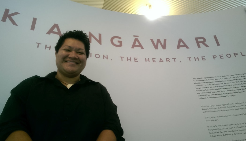 Former Te Wānanga o Aotearoa student Margaret Aull.
Has been working as a collection curator at the wānanga for the past seven years.