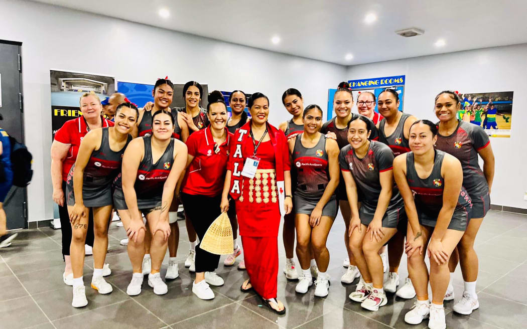 Tongan Tala after the game against Niue on Monday, 27 November 2023.