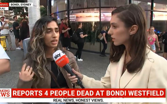 Live TV coverage from the scene of the shocking Bondi mall killings in Sydney last week.