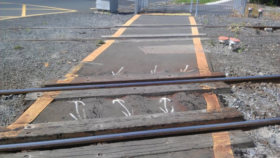 The scene of the accident.