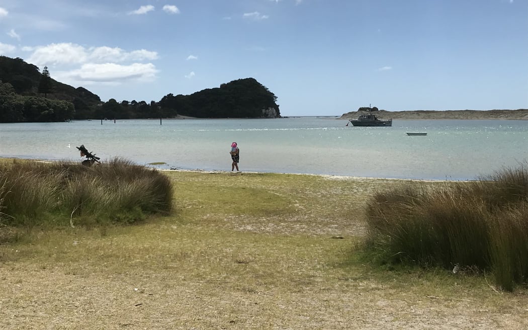 Mangawhai Harbour's outgoing tide, a potential KDC wastewater discharge option