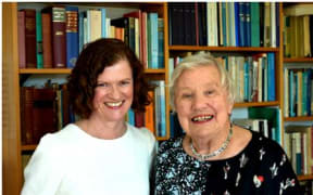 Authors Janet McLean and Dame Alison Quentin-Baxter